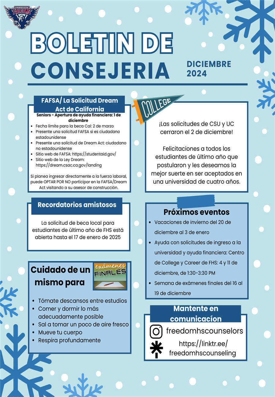 December Spanish